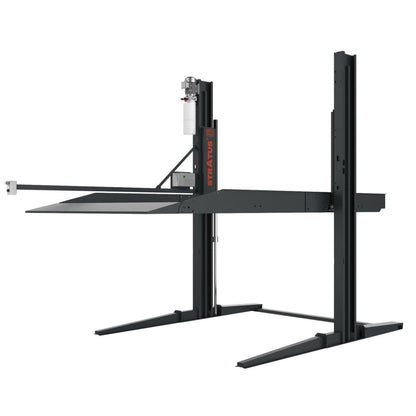 Stratus 2 Post 6600 LBS Capacity Single Point Manual Release Parking Car Lift, SAE-P26