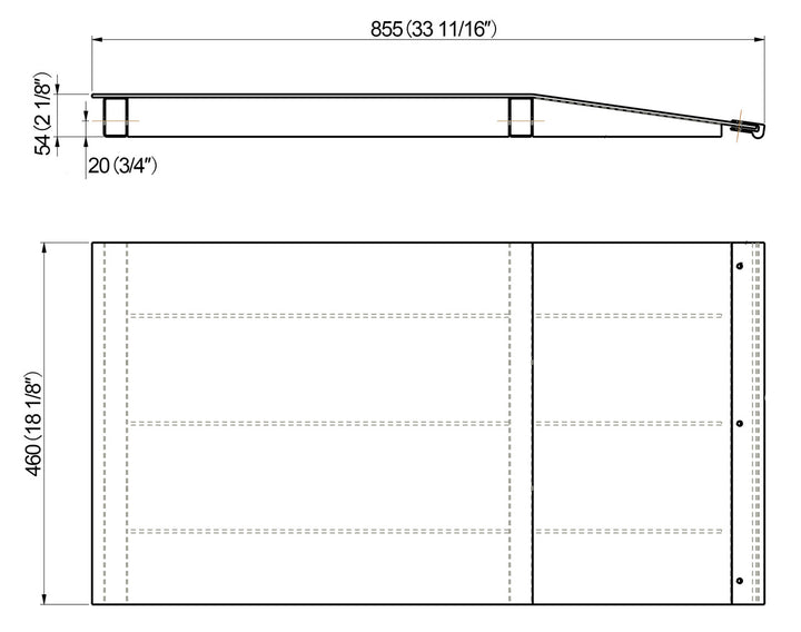 STRATUS | 4 Post Parking Car Lift Aluminum Ramps | Set of 2 | SAE-PRA