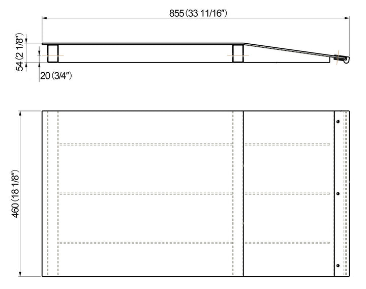 Stratus | Mid Rise Scissor Auto Lift Approach Ramp Kit (Set Of 4) | SAE-RS