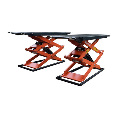 Stratus Commercial Grade On-Ground or In-Ground Mount Low Profile Full Rise Scissor Car Lift, SAE-UT9000