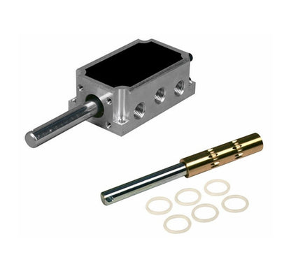 MT-RSR SPOOL986 internal spool with Coats valve body and sealing rings on white background