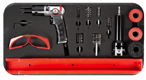 Commercial wheel cleaning kit for trucks