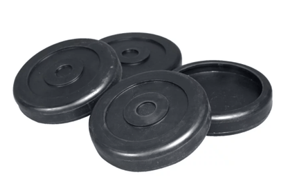 MT-RSR 6523-4 Slip-On Rubber Pad Set, 5" Round for BendPak & Dannmar Lifts (4-Pack)