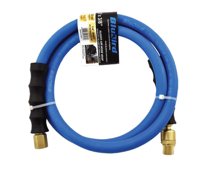 BLU-BIRD BBSR3805 Air Whip Hose, 1/4" MNPT Swivel, 5ft, 300 PSI