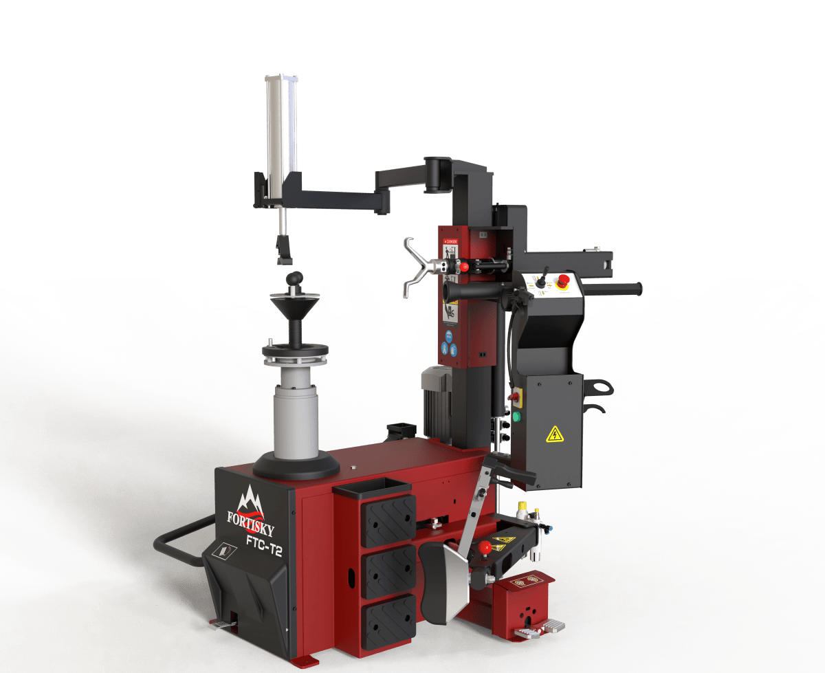 Fortisky T2-8823 Combo 28" Leverless Tire Changer & 2D Laser Balancer