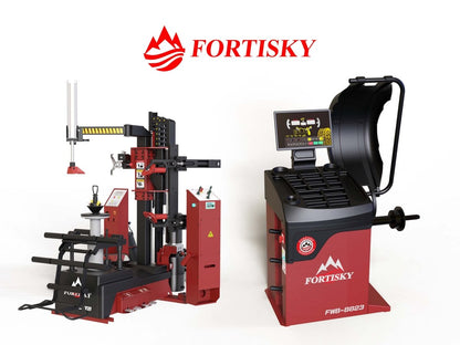 Fortisky T8-8823 Combo 30" Leverless Tire Changer & 2D Laser Balancer