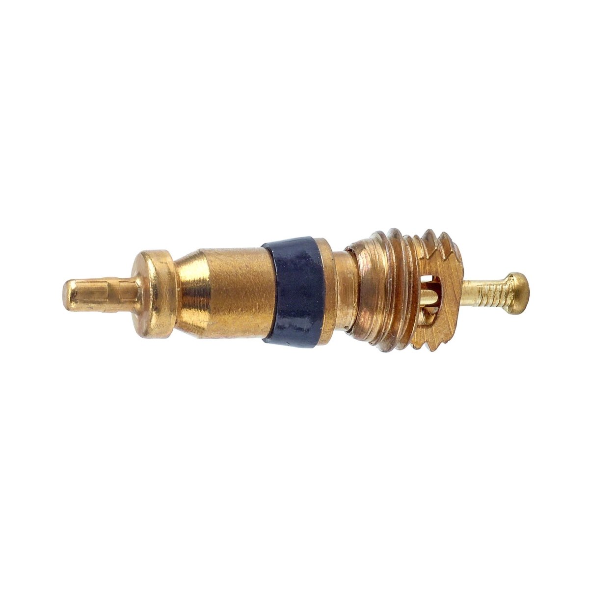 MT-RSR TPS-1140044 Standard Bore Brass Valve Core, Black Seal, 100-Pack