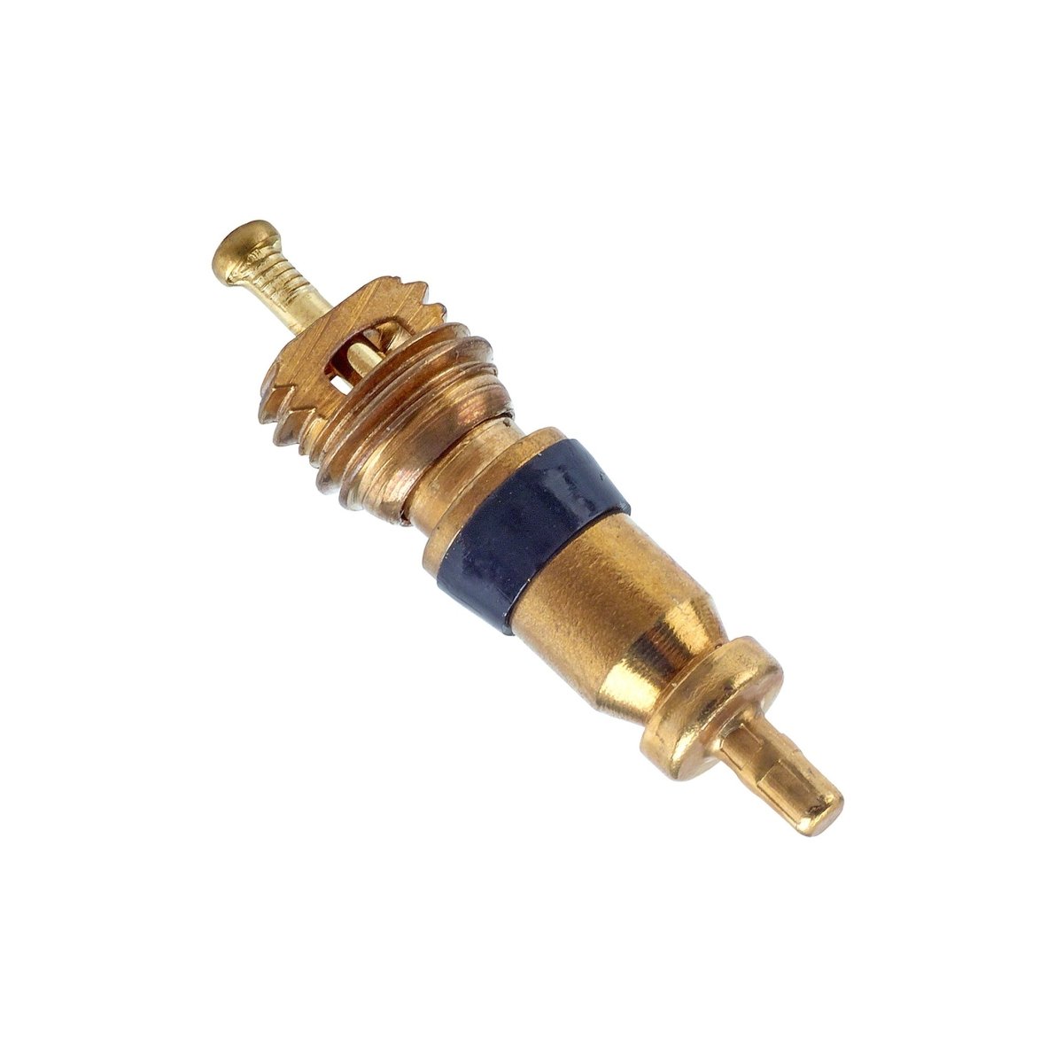 MT-RSR TPS-1140044 Standard Bore Brass Valve Core, Black Seal, 100-Pack