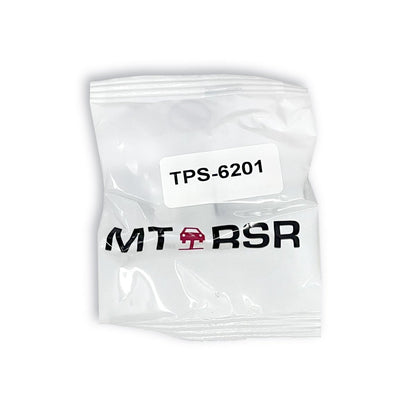 MT-RSR TPS-6201 bag shown sealed, TPMS valve replacement kit labeled for VDO TG1B.