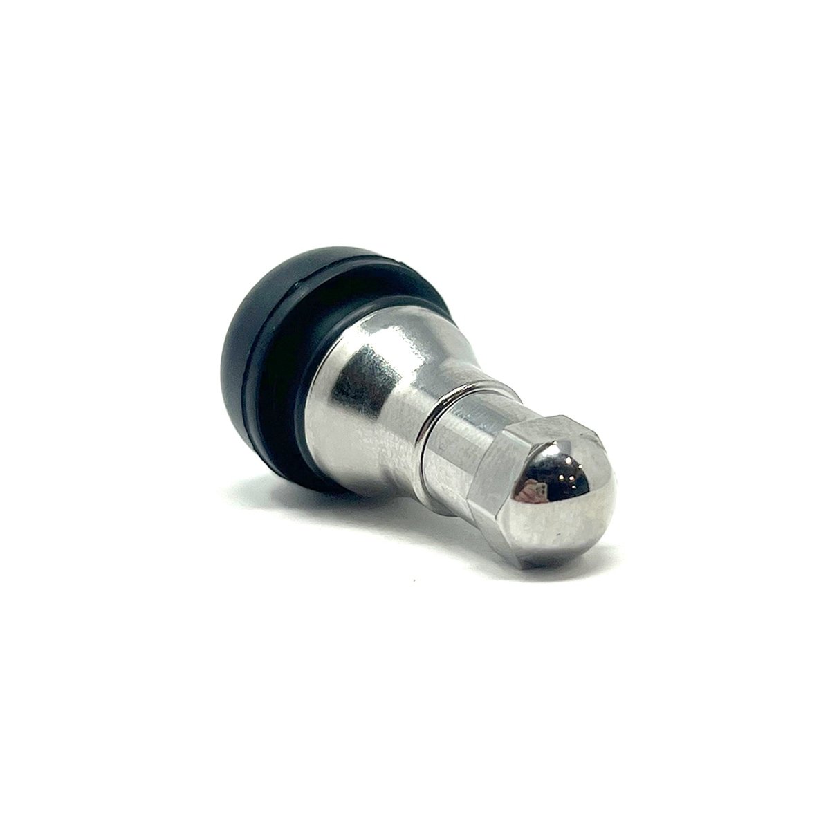 MT-RSR TR412C Snap-In Chrome Sleeve Tire Valve, 0.88" Height