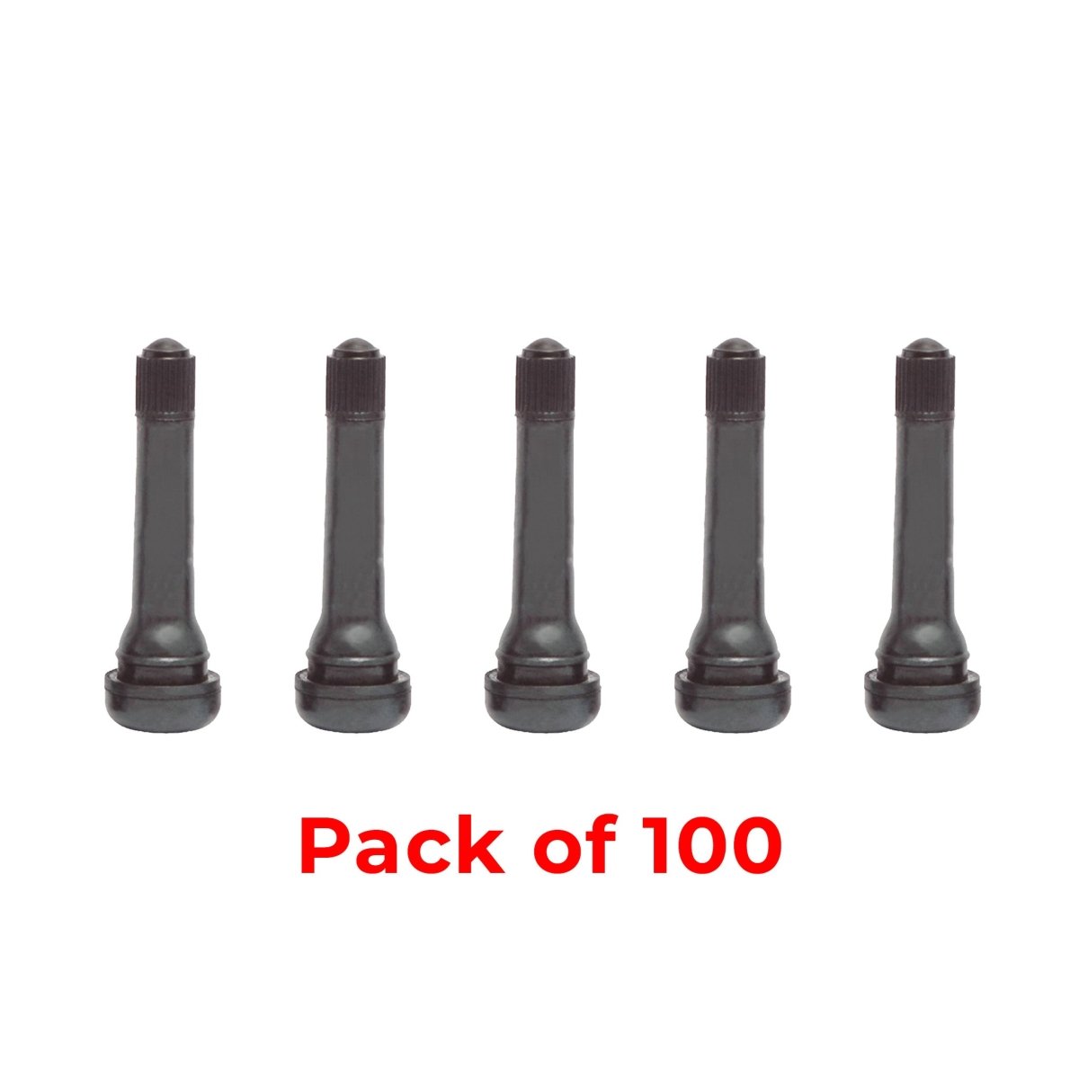 MT-RSR TR414-100 Snap-In Tire Valve, 1.5" Height, 100-Pack
