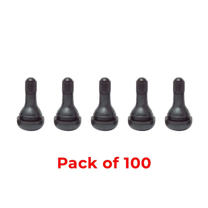 MT-RSR TR415-100 Snap-In Tire Valve, TR415, 1.25" Height, 100-Pack