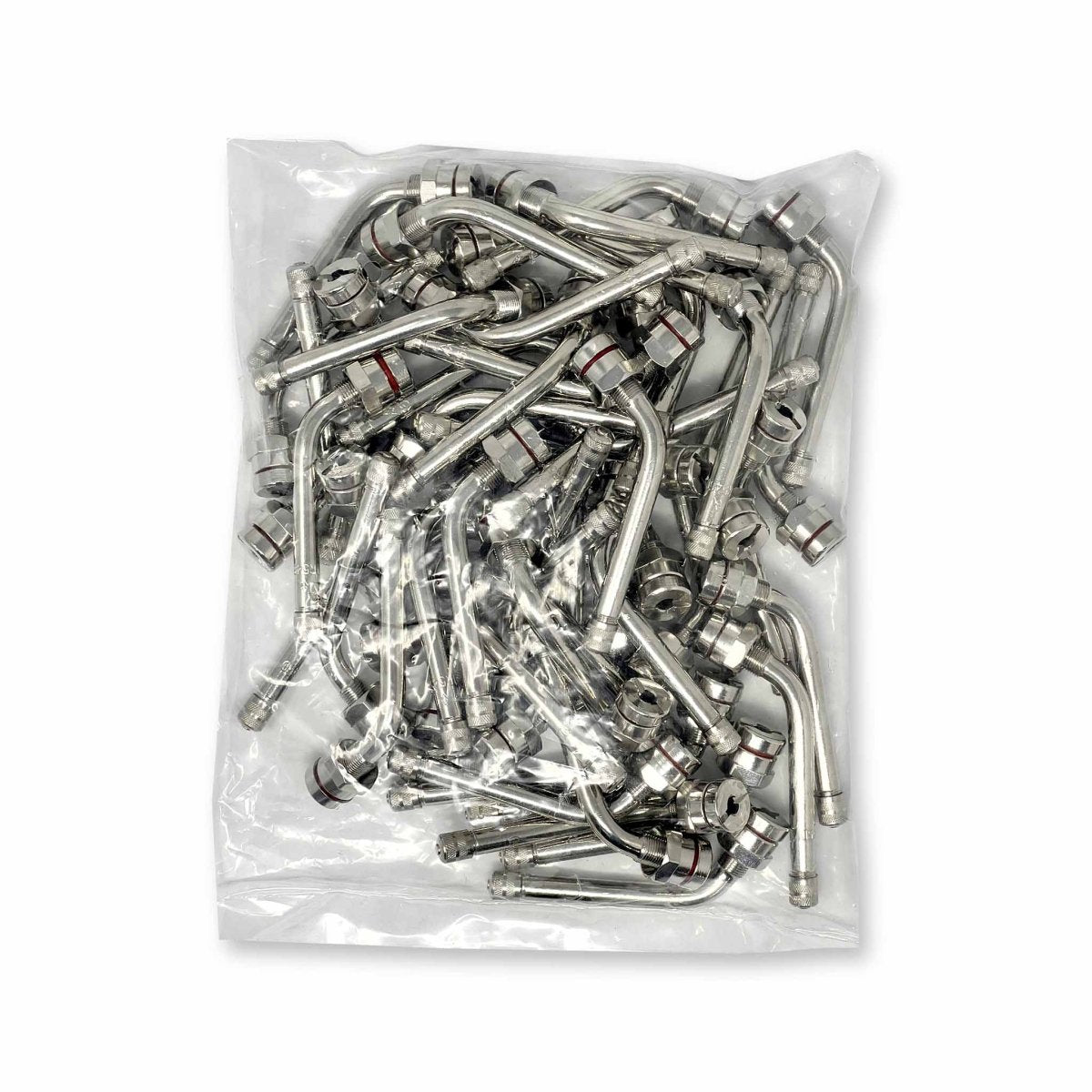 MT-RSR TR545D-50 Clamp-In Truck Tire Valve, 60° Bend, Bag of 50