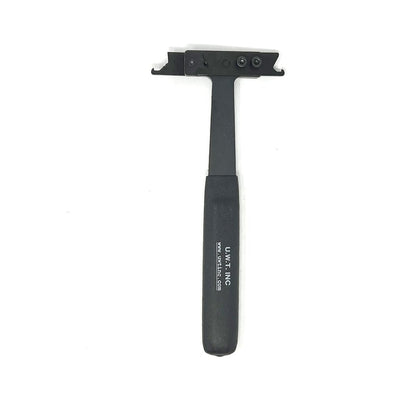 UWT UWT-2200-HP heavy-duty wheel weight remover tool with black ergonomic handle shown on white background.