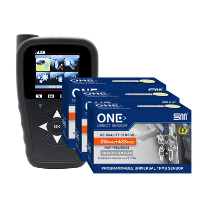 SIMING SM-VT48-20SCKIT TPMS Tool, ATEQ VT48 TPMS Tool + 20 "One-Direct" TPMS Sensor Kit