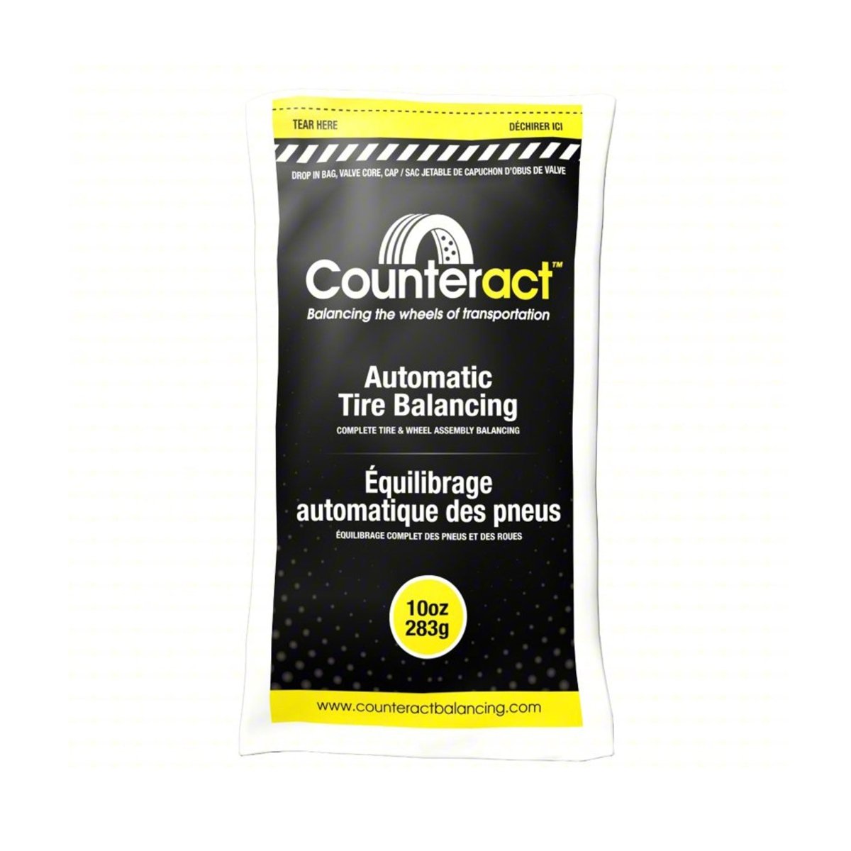COUNTERACT WBB-10 Wheel Balancing Beads, 10 oz Bag, TPMS Safe, Fuel-Saving