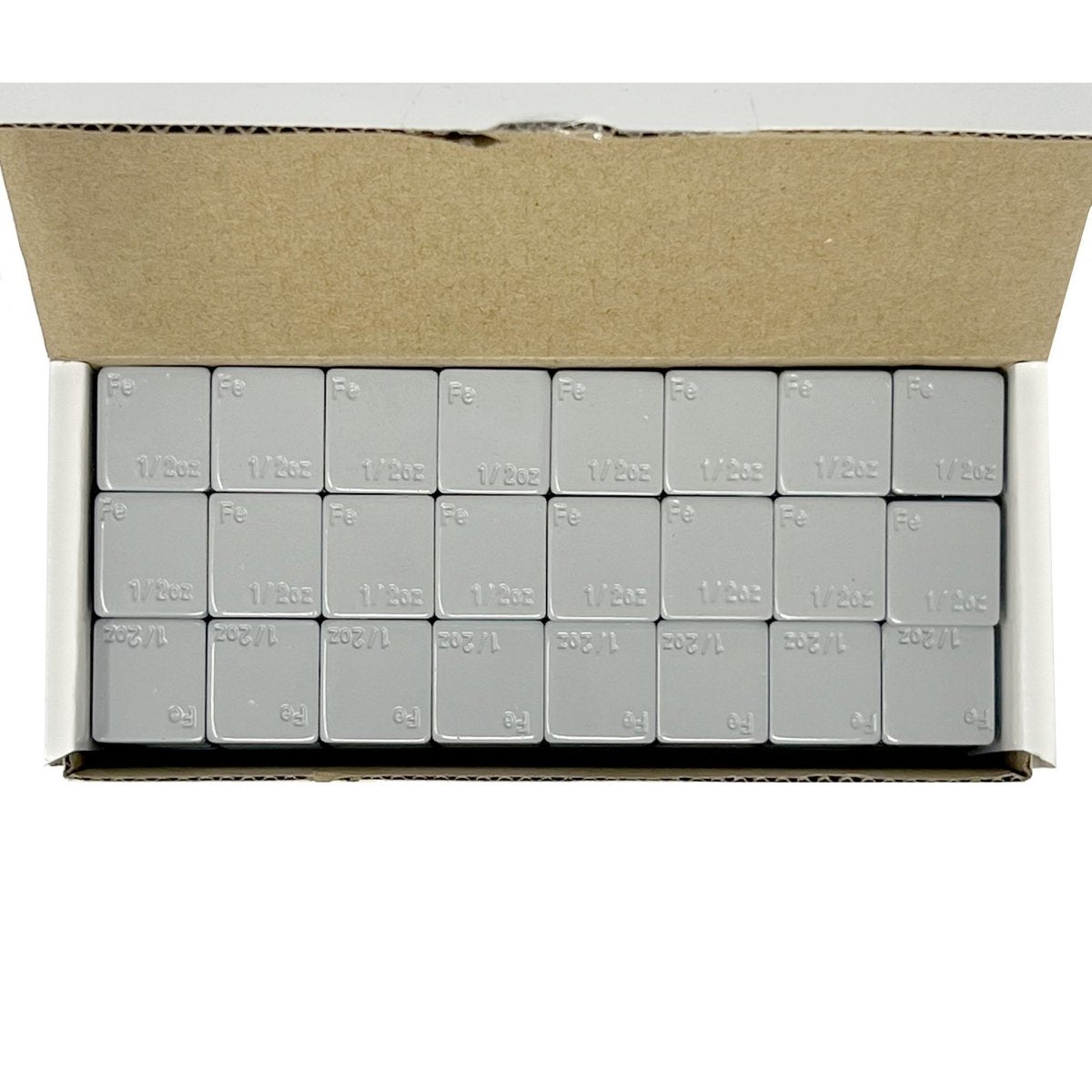 MT-RSR WW-FE-5035-GRY Adhesive Wheel Weights, 1/2 oz, Gray, Low Profile, 280 Pc