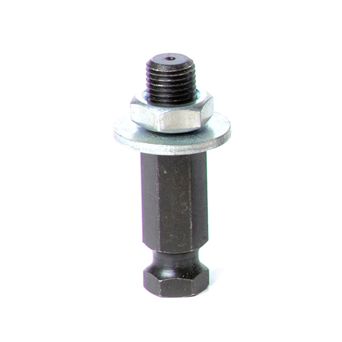 XTRA SEAL quick change adapter with threaded top and metal washer shown on white background.