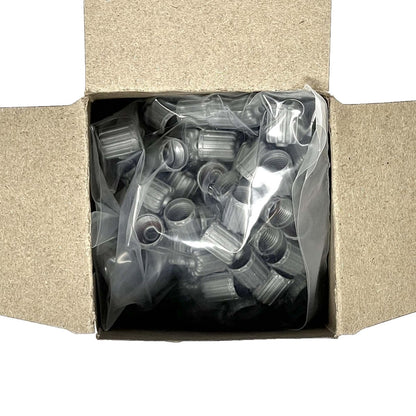 MT-RSR X17492T1 Gray Plastic TPMS Valve Cap, Red Silicone Seal, Pack of 100