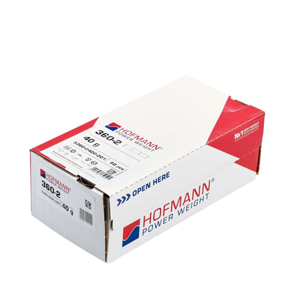 Hofmann Power Weight WW-WG-360-40 Adhesive Wheel Weights, Type 360, 40g, Box of 50