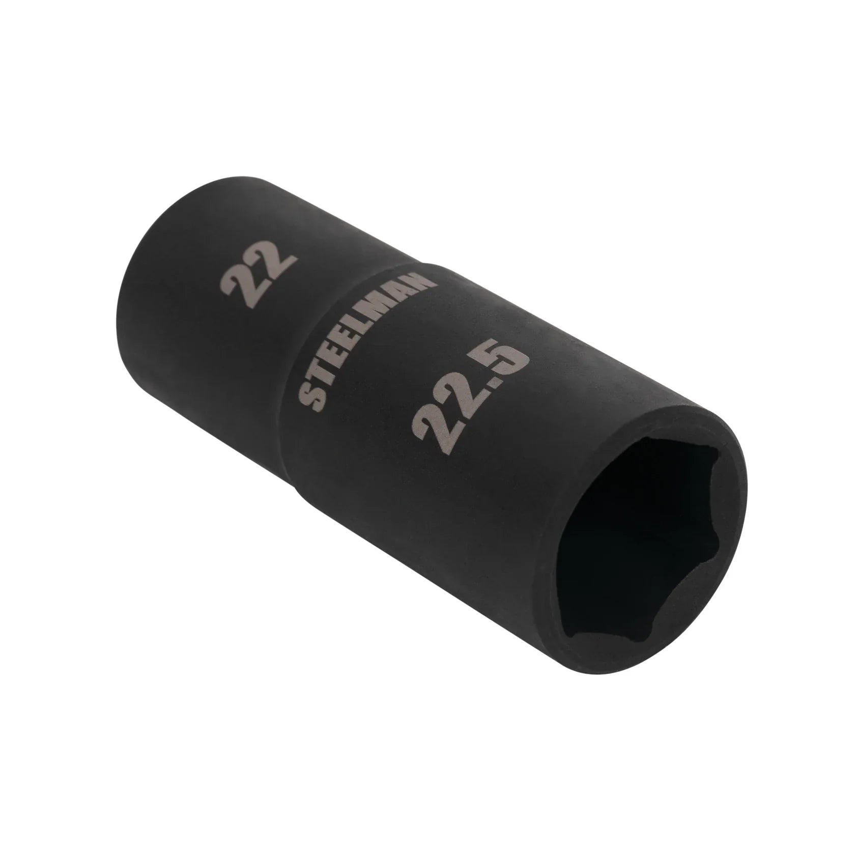 STEELMAN JS-60231 1/2" Drive – 22mm x 22.5mm Deep Flip Impact Socket – Thin Wall