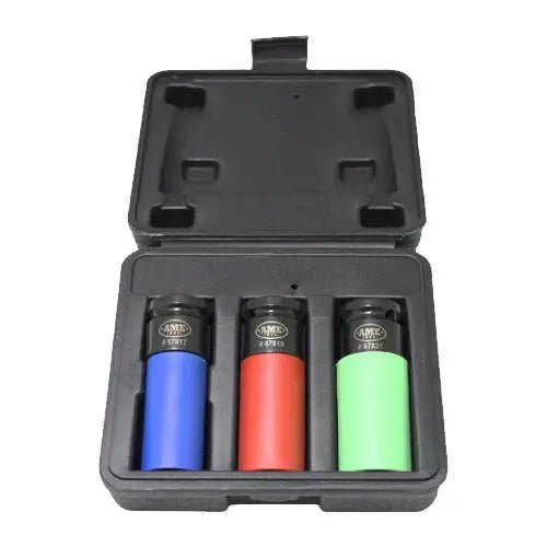 AME 67800 1/2 Drive Damaged Nut Socket Set for 17mm 19mm
