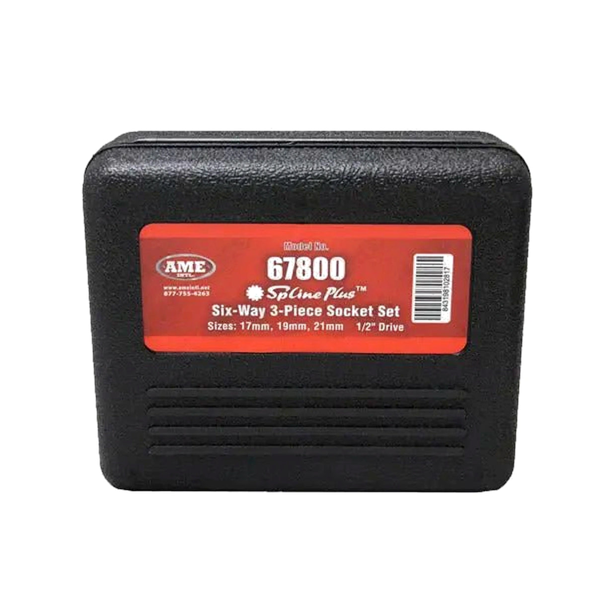 AME 67800 1/2" Drive Damaged Nut Socket Set for 17mm, 19mm, 21mm