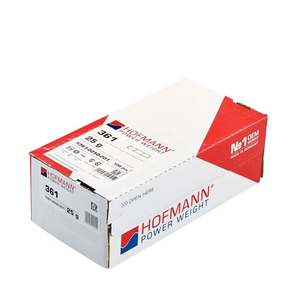Hofmann Power Weight WW-WG-361-25 Adhesive Wheel Weights, Type 361, 25g, Box of 100