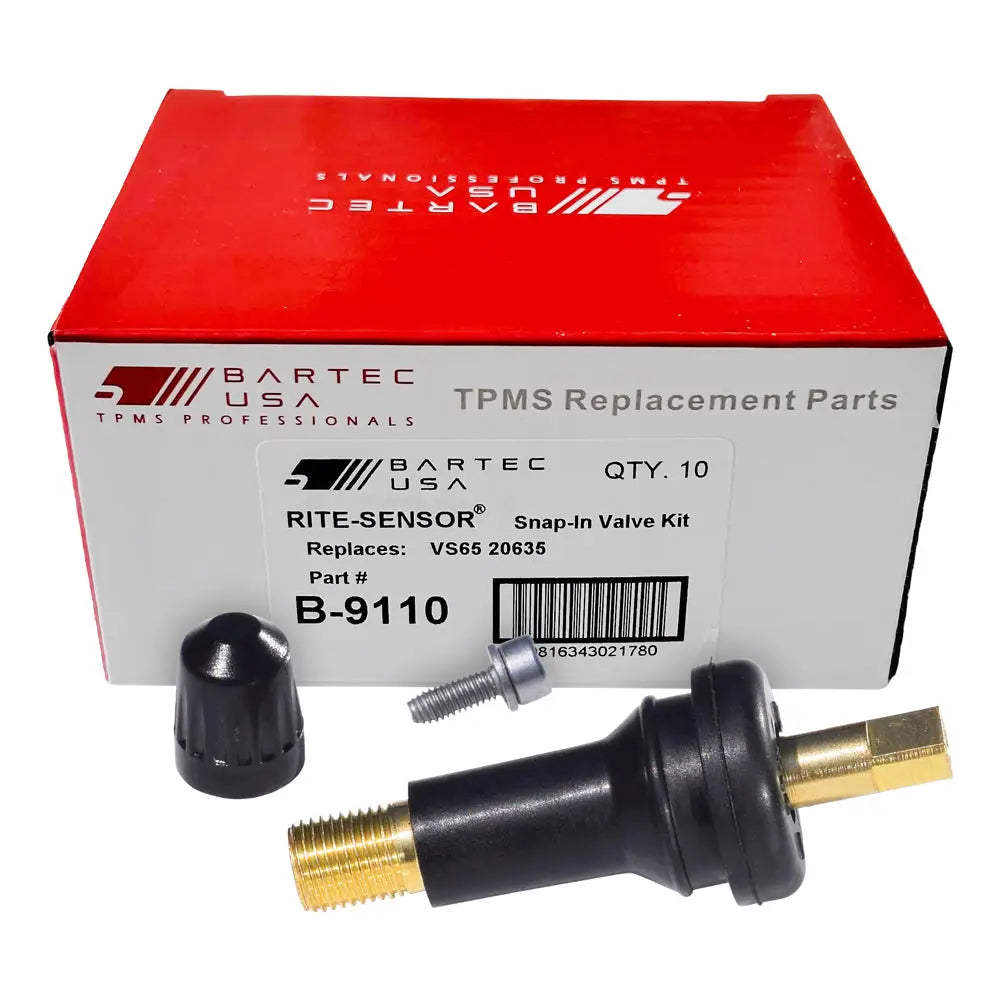 Bartec B-9110 TPMS Snap-in Valve Service Kit (VS-65 20635) -