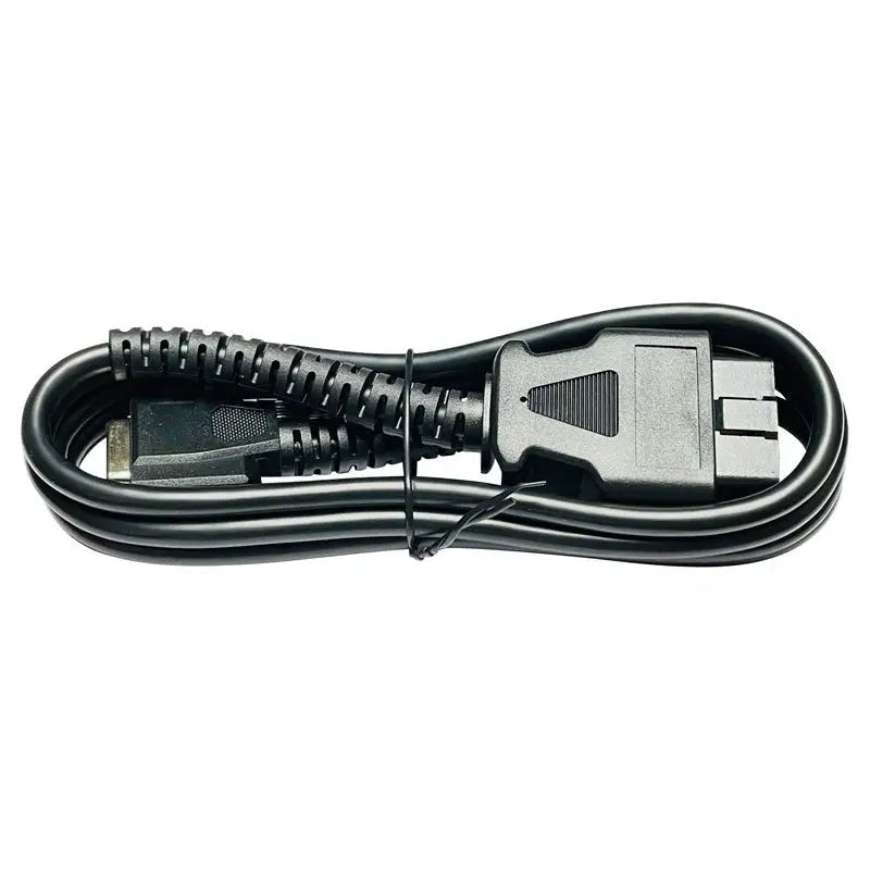 Professional TPMS diagnostic OBDII replacement cable for Bartec automotive tools featuring USB-A to Mini USB connectors with reinforced PVC jacket designed for workshop environments and compatible with Tech400+, Tech400SD, Tech500, Tech300ProC, and Tech400Pro models for reliable TPMS sensor programming and data transfer applications