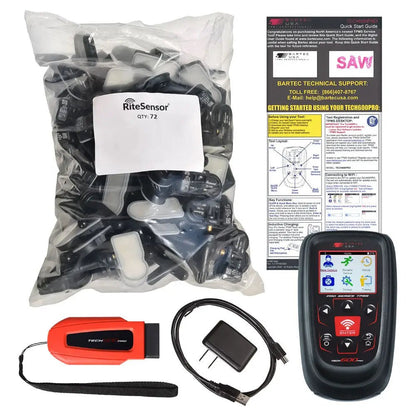 BARTEC Tech600PRO-RS72P Kit, 72 RITE-Sensors + 5-Yr Software