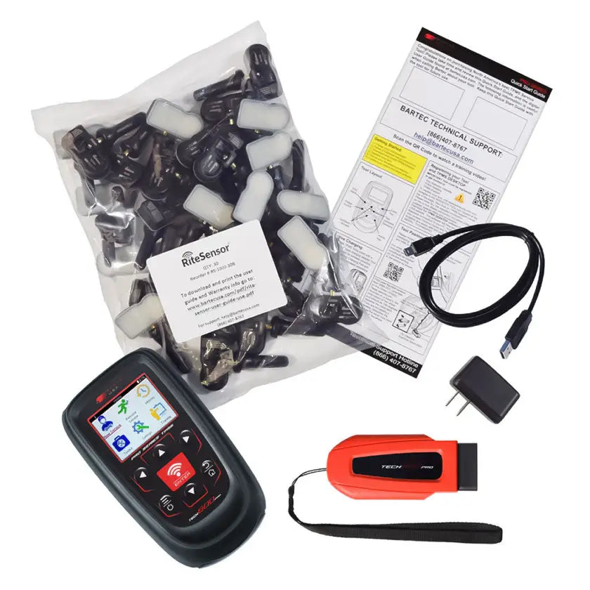 BARTEC | TECH600PRO | TPMS Service Tool | w/ 30 Sensors MEGA Bundle