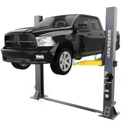 BendPak 12APF Two-Post Car Lift for Garage - 12,000 lb - Open-Top Low Ceiling