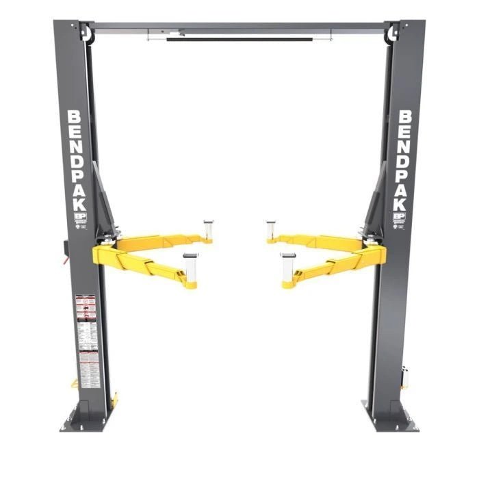 BENDPAK XPR-12CL Two Post Car Lift, 12,000 lb Cap Clearfloor Triple-Telescoping Arms