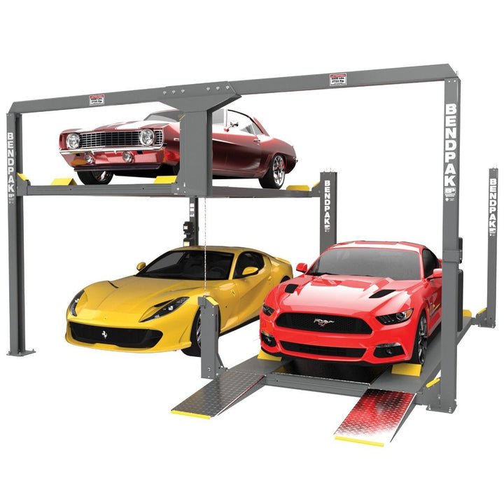 BENDPAK | Four-Post Parking Lift with Tandem Independent Platforms | 12,000 lb Capacity, Special Order | PL-12000DP