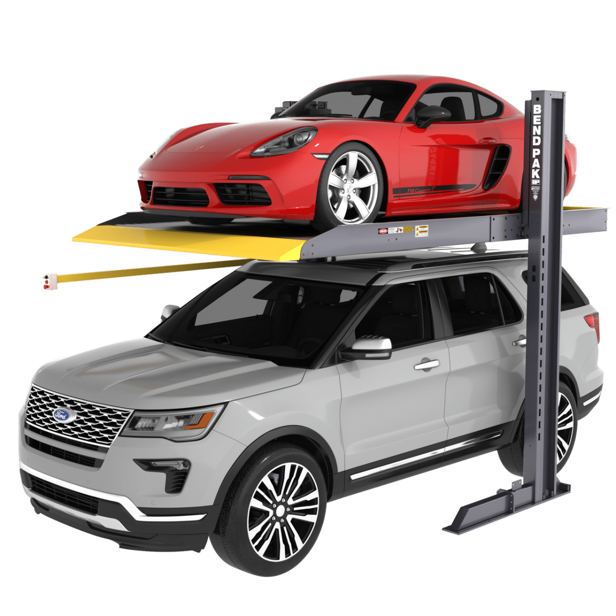 BendPak PL-6000DCX Two-Post Parking Lift - 6,000 lb - Wide Shared Columns