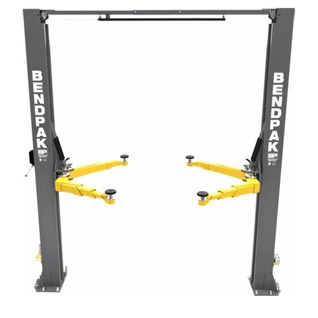 BENDPAK | Two Post Car Lift | 10000 lb Capacity | Adaptable Clearfloor Adjustable Width Screw Pads | 10AP-168