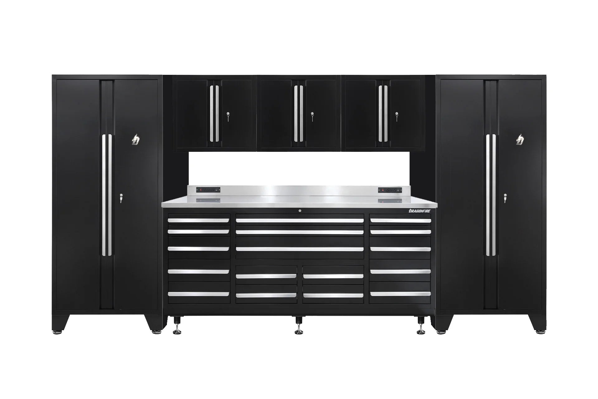 Dragonfire Pro Series 17 Drawer Workbench Package