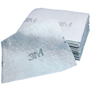 3M 3M-MPD15200 Universal Sorbent Pad, Medium Duty, 15" x 20", 100-Pack
