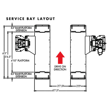 Challenger CL10-XP9-2-QC Two-Post Automotive Lift 9,000 lb