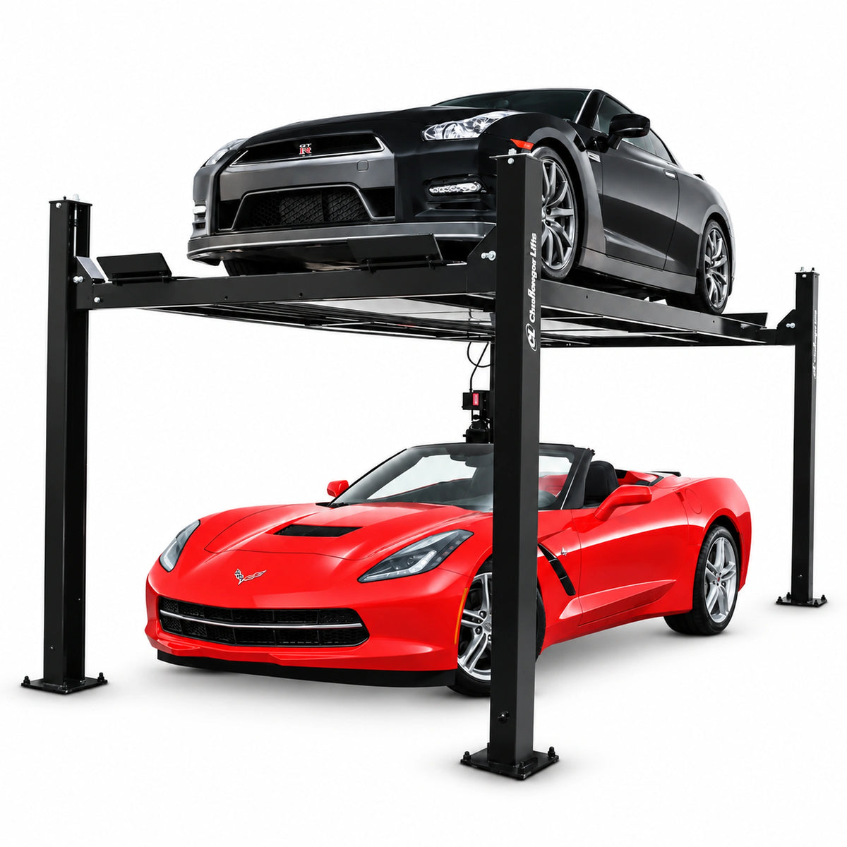Challenger CL4P9S Four-Post Storage Lift 9000 lb Capacity ALI