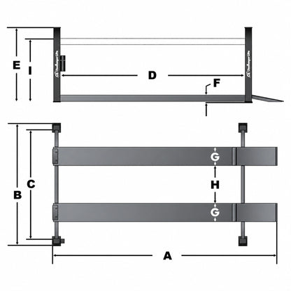 Challenger CL4P9X 9000 lb Four-Post Automotive Storage Lift