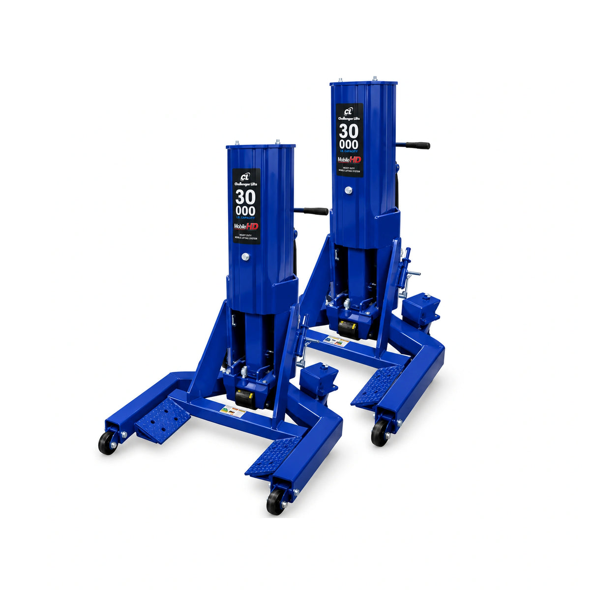 Challenger CLHM-MR20 20000 lb Air Wheel Lift System Low Ceiling Shops