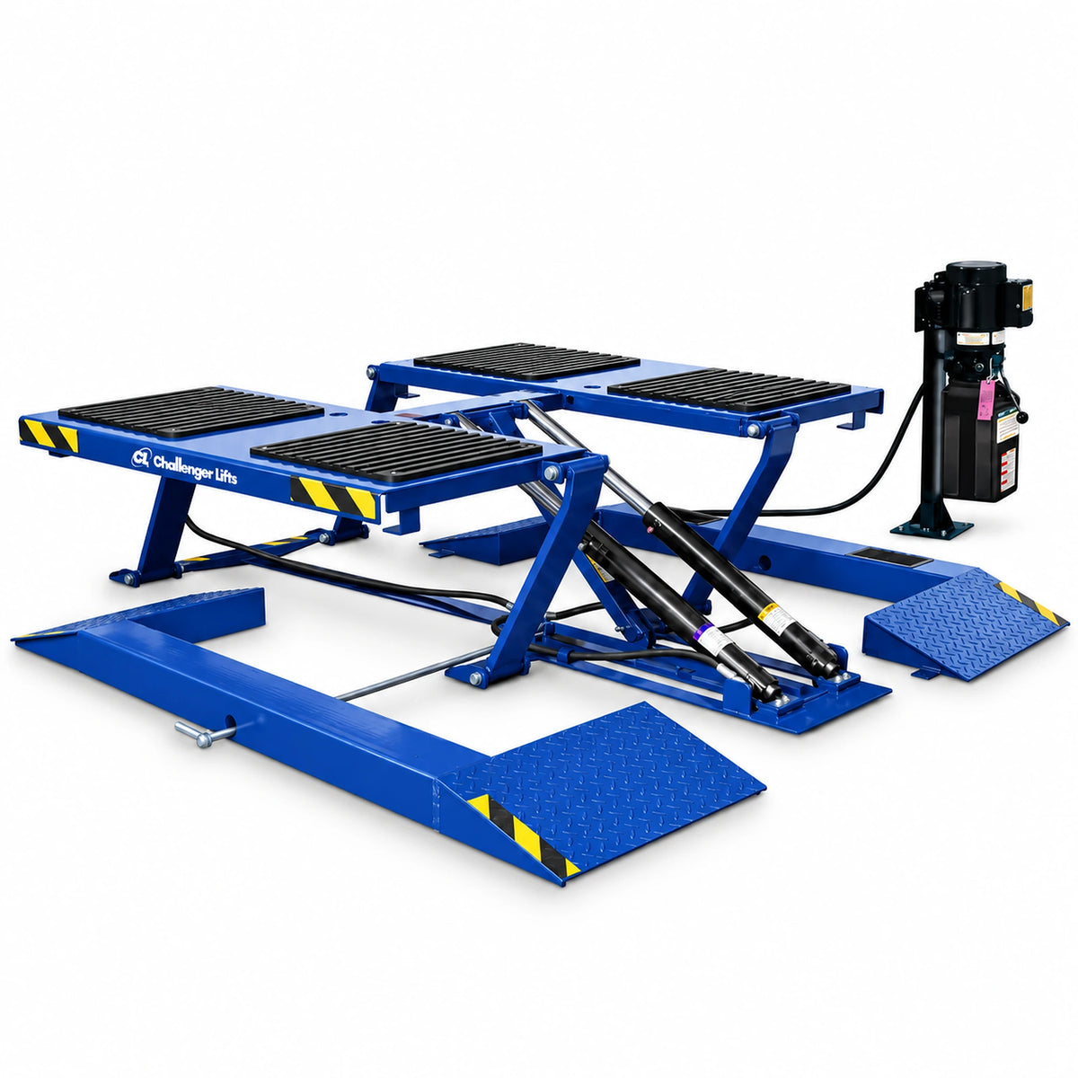 Challenger SRM10 Short-Rise Scissor Lift 10000 lb 22 Inch Rise