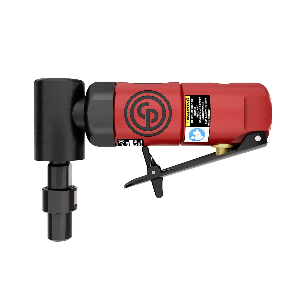 Chicago Pneumatic CP875 angle die grinder, left side view