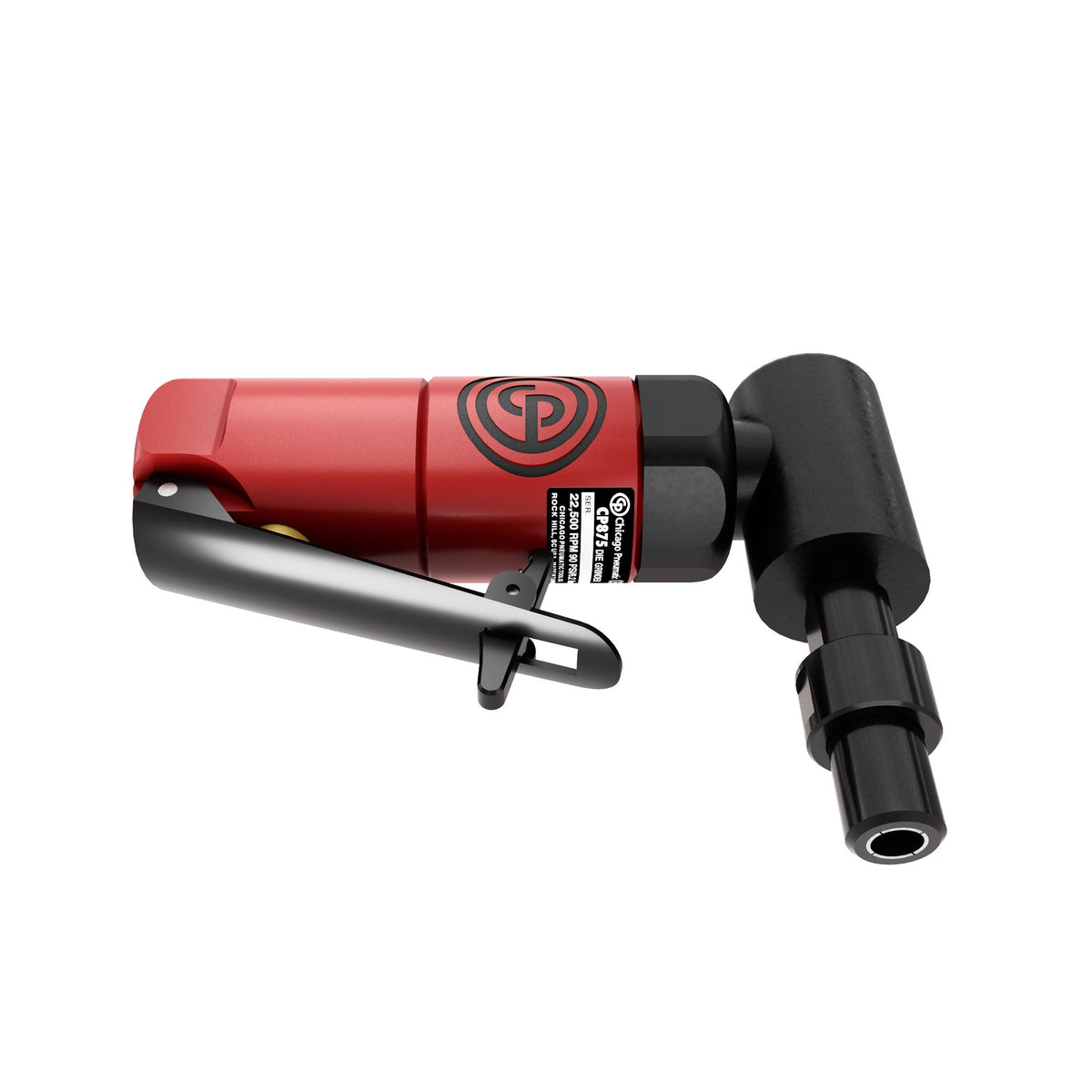 Chicago Pneumatic CP875 angle die grinder, right side view