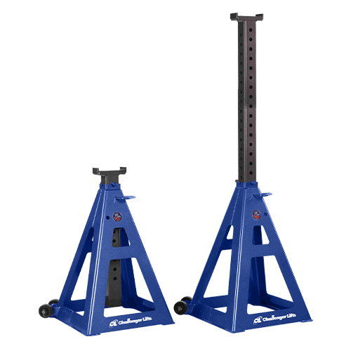 CHALLENGER LIFTS | CLHM-9-THR | Support Stand High-Rise Stand w/ Gas Assist – 49-83” 20K capacity ea.