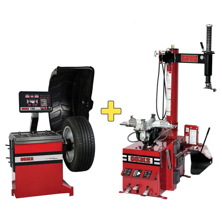 COATS | 1300 Balancer + RC-45 | Electric Tire Changer COMBO