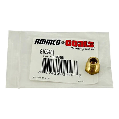 COATS 8109481 Brass Reducer Fitting, 1/4" Male x 1/8" Female NPT, OEM