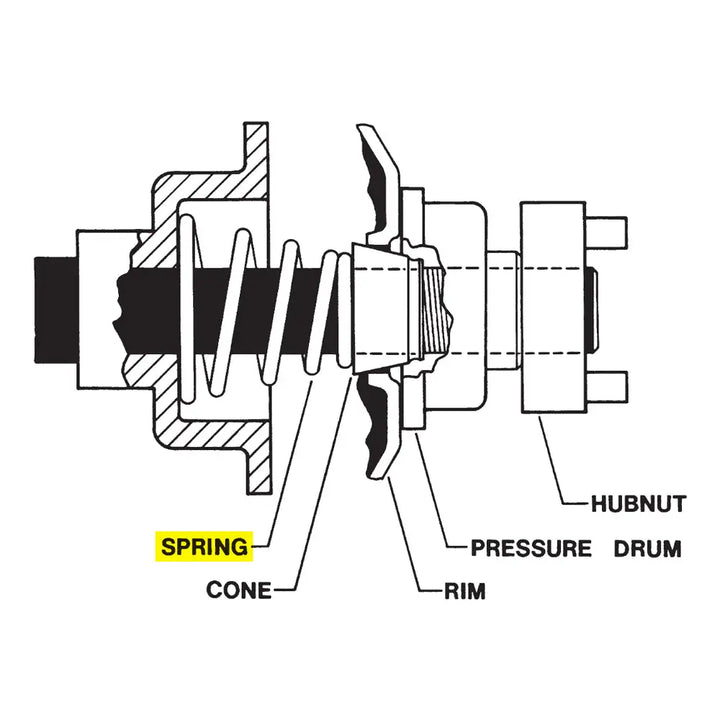 COATS | 8308639 | Back Cone Spring | For 6401/6450 HD Balancer